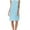 Blue, variant on EZI Women's Cotton-rich Short Sleeve Nightgown