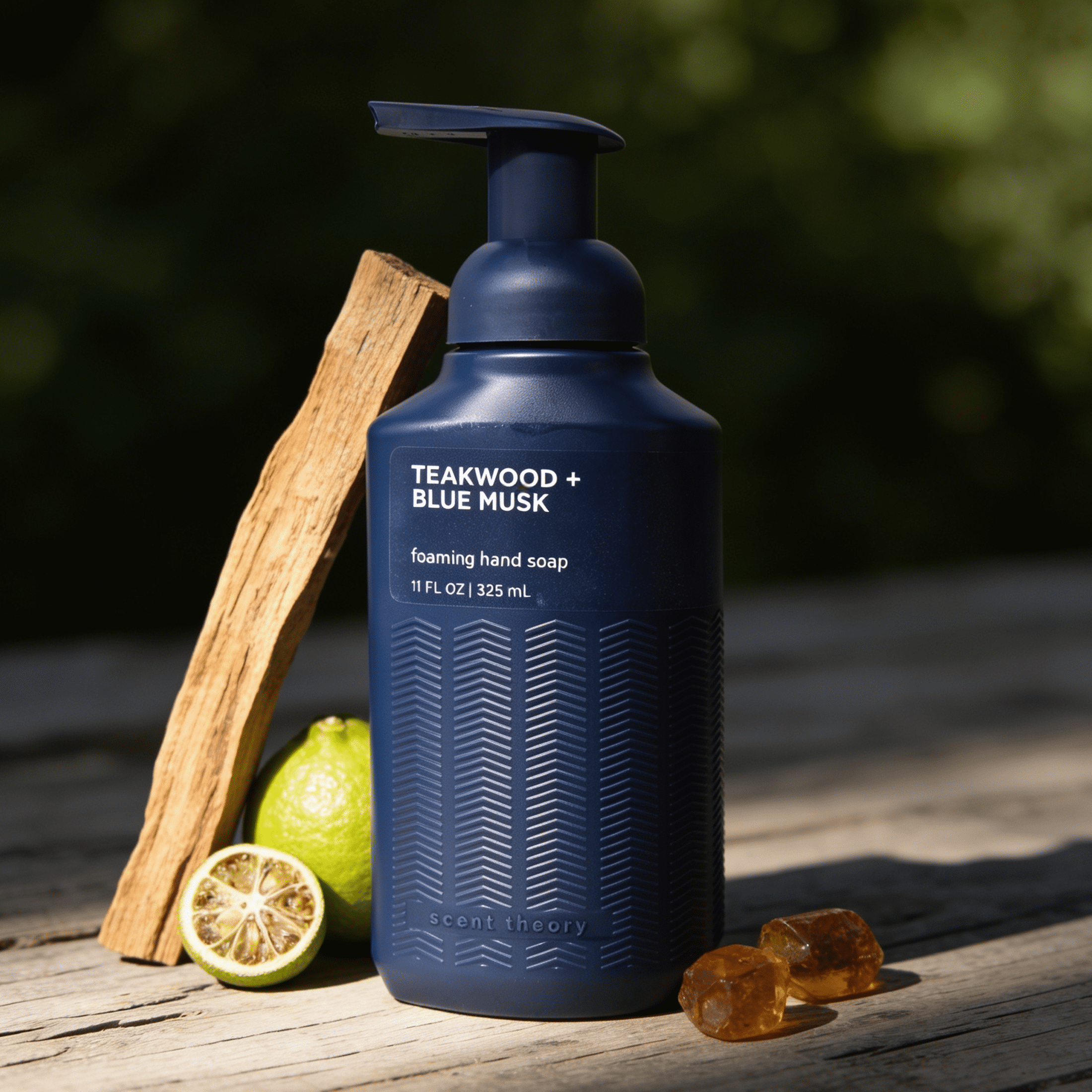 Scent Theory Foaming Hand Soap, Teakwood and Blue Musk, 11 fl oz