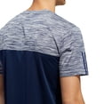 thumbnail image 6 of adidas Mens Training Essentials Tech Tee Conavycollegiate Heather, Medium, 6 of 6