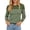 Green, variant on Women's Pullover Sweater Striped Crewneck Knit Fall Winter Slim Fit Lightweight Tops Loose Casual Sweaters