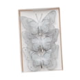 thumbnail image 4 of 3x decoraciones navideñas Strade Fareast Limited con mariposas con purpurina, 4 of 8