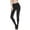 Yoga 5#Black, variant on Womens Leggings High Waisted Elastic Tights Pantyhose Stretchy Fit Solid Color Sports Athletic Ladies Workout XL