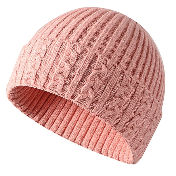 Gorro holgado de punto: gorros cálidos de invierno, gorros para clima frío con forro para correr