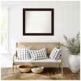 thumbnail image 2 of Amanti Art Custom Framed Wall and Bathroom Mirror (34.25 x 39.25 in.), Coffee Bean Brown Frame, 2 of 7