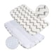 thumbnail image 3 of Juego de 4 almohadillas para mopa de vapor, almohadillas de repuesto para vaporizador de limpieza de microfibra lavable para limpiador de suelos duros de mopa de bolsillo de vapor Ormromra ZJWJ865, 3 of 8