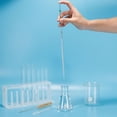 thumbnail image 4 of Uxcell Graduated Dropper Pipettes 4 Pcs 20ml Reusable Borosilicate Glass Pipette without Rubber Caps Clear, 4 of 5