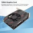thumbnail image 3 of Tarjeta Gráfica Para Juegos, Tarjeta Gráfica De Bajo Consumo De Energía Compatible Con DVI RX550 4GB GDDR5 Con Ventilador Para PC De Escritorio, 3 of 8
