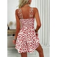 thumbnail image 3 of ZOELNIC Women's Floral Print Cami Dress Spaghetti Strap A Line Flowy Summer Mini Sundress, L, 3 of 4