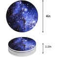 thumbnail image 1 of RYLABLUE Galaxy Design Starry Sky Set of 8 Round Coaster for Drinks, Absorbent Ceramic Stone Coasters Cup Mat with Cork Base for Home Kitchen Room Coffee Table Bar Decor, 1 of 5