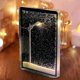 thumbnail image 4 of Luz de noche pequeña que fluye con nieve en la noche, luz de calle con escena de nieve, simulación de nieve, paquete de material de bricolaje hecho a mano, decoración de escritorio, 4 of 6