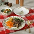 thumbnail image 2 of Gibson Home Tree Festival 12 Piece Double Bowl Dinnerware Set, 2 of 7