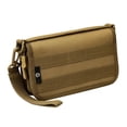 thumbnail image 4 of Cartera para hombre, de identificación, , bolso de mano, 6 ", funda para teléfono móvil marrón SM SunniMix Bolsa Molle, 4 of 8