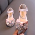 thumbnail image 2 of Huowey Fashion Spring And Summer Children Dance Shoes Girls Dress Show Princess Shoes Pearl Rhinestone Bowknot Hook Loop, 2 of 8