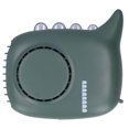 thumbnail image 4 of Suministros de oficina, mini ventilador portátil verde, ventilador USB, ventilador de cuello construido para el futuro, 4 of 8