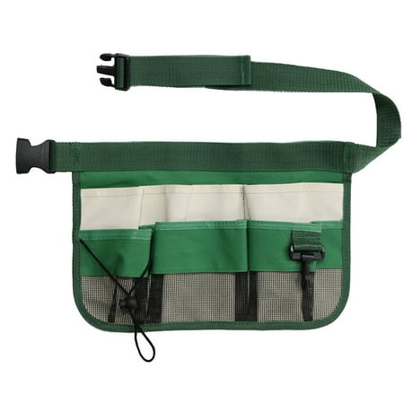 

Gardener Work Waist Bag with Multiple Pockets Hanging Tools Organizer Bag