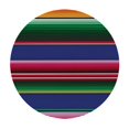 thumbnail image 4 of HAOXIT Table Cloths for Round Tables, Colorful Mexican Stripes Tablecloth, Farmhouse Table Cover for Dining Table Waterproof Wipeable Tablecloths for Kitchen Dining Room Party 31-35, 4 of 8