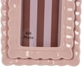 thumbnail image 4 of Sterling & Noble Home – 4x6 Picture Frame – Double Ruffle Pink Ceramic Photo Frame, 4 of 13