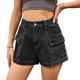 thumbnail image 1 of Pantalones Cargo Pantalones cargo para mujer Traje de calle de talle alto con múltiples bolsillos (Gris XL) Cgtredaw Para estrenar, 1 of 1