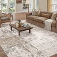 thumbnail image 1 of x Washable Area Rug for Living Room Bedroom Grey Neutral Carpet Low Pile Soft Thin Tapis Salon Abstract Modern Vacuumable Lightweight Large Throw Rug for Dining Room Kitchen, 1 of 9