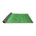 thumbnail image 2 of Ahgly Company Indoor Rectangle Oriental Emerald Green Modern Area Rugs, 2' x 4', 2 of 4