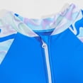 thumbnail image 5 of Lvshlubb Girls Swimwear Sun Protection Half Zip Swim Tops with Boyshorts 2 Piece Swimsuits Tummy Control Bathing Suit for Girls Size 7-14, 5 of 7
