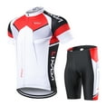 thumbnail image 1 of Chaqueta de ciclismo Hombres transpirable de secado rápido cómodo Jersey de manga corta + Shorts rel Lixada Chaqueta de ciclismo, 1 of 7
