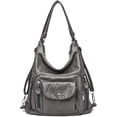 thumbnail image 1 of LHSHID Sac Fourre-Tout pour Femmes Sac à Main en Cuir Poignée Supérieure Multi-Poches Sac à Bandoulière Rétro, 1 of 7
