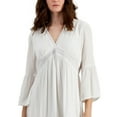 thumbnail image 2 of INC International Concepts Womens Crochet Trim Dress Bright White XL, 2 of 3