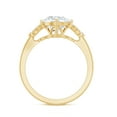 thumbnail image 2 of Rosec Jewels Lab Grown Diamond Solitaire Engagement Ring 2 Carat - EF-VS Grade Certified, 10K Yellow Gold, US 10.50, 2 of 8