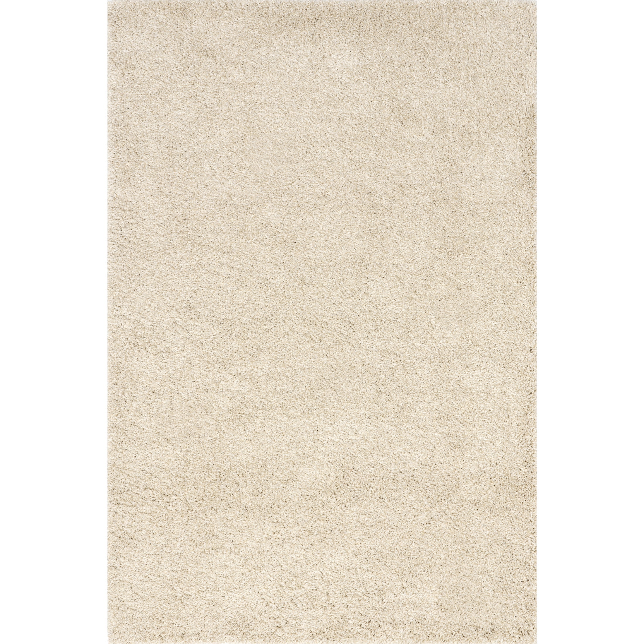 nuLOOM Eudora Contemporary Solid Area Rug, 6' 7" x 9', Beige Ivory