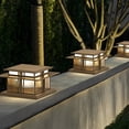 thumbnail image 1 of ziyahi Outdoor IP65 Waterproof LED Modern Solar Post Caps Lights Pillar Light, 1 of 9