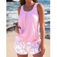 thumbnail image 2 of Traje de baño ROSEWE tankini modesto de dos piezas rosa, 2 of 5