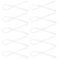 thumbnail image 4 of Miangastore 20pcs Plastic Transparent Display Hanger Strips Coordinate Heavy Weight Plastic Displays Stable Hanger Connector Reusable Connecting Strips, 4 of 8