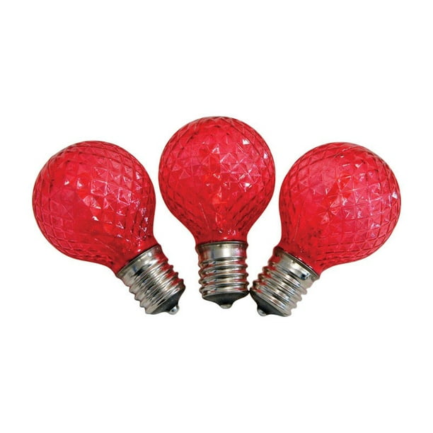 LED G40 BULB FCTD RED
