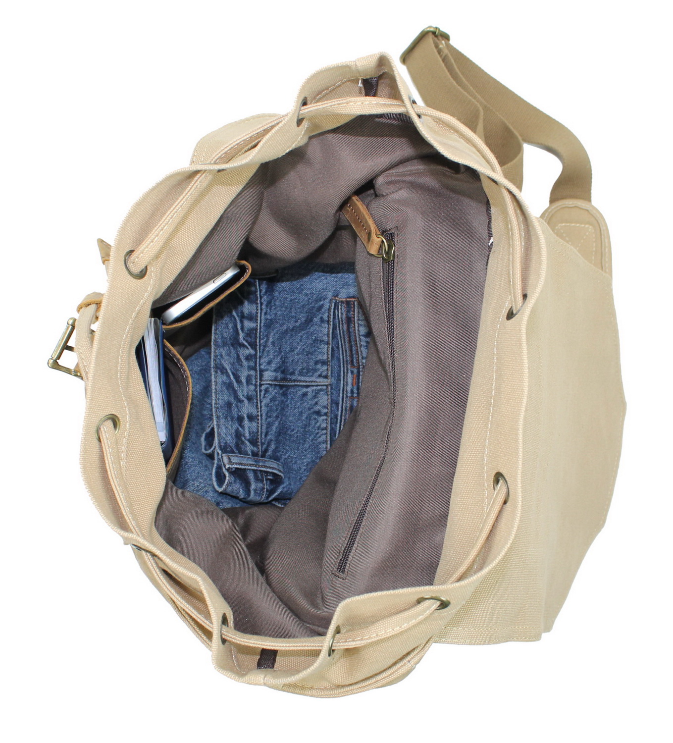 Classic Large Canvas Backpack CK11.GRN - Walmart.com display picture 2