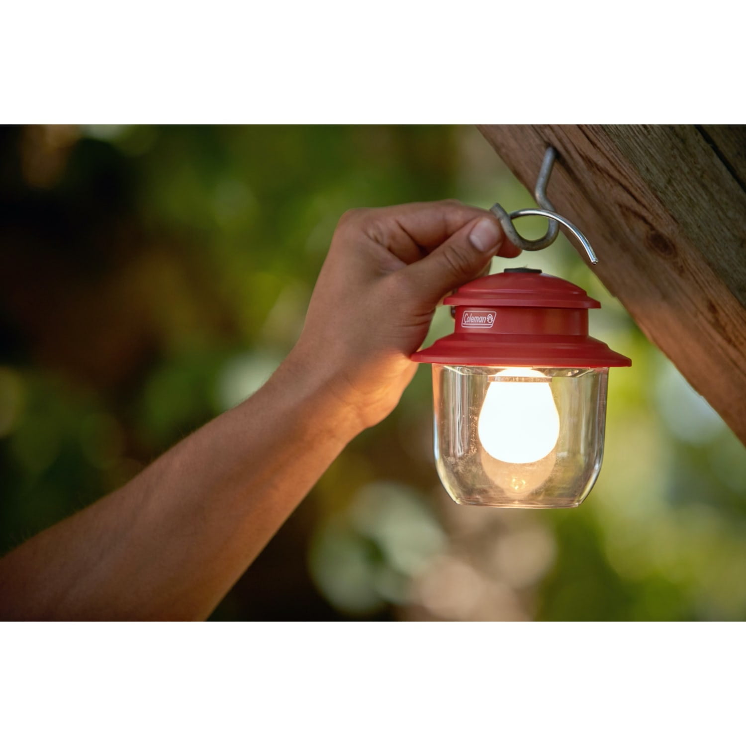 Coleman Classic 300 Lumens LED Lantern, Red - Walmart.com