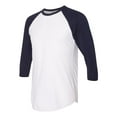 thumbnail image 2 of 50/50 Raglan Three-Quarter Sleeve Tee, 2 of 5