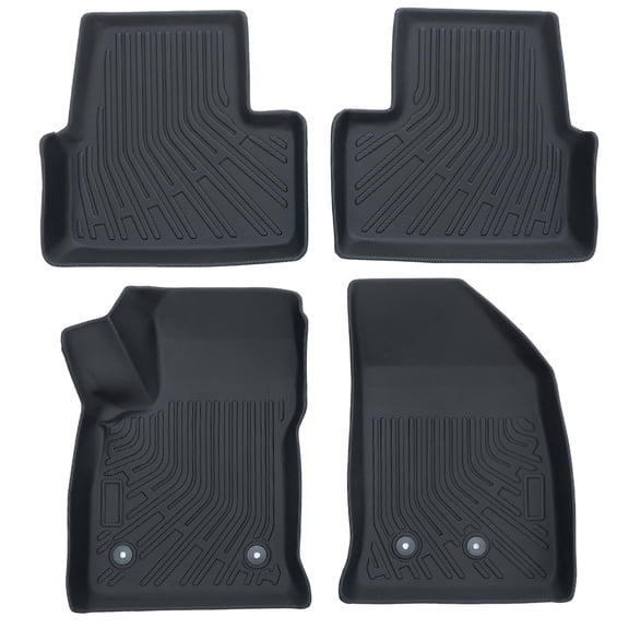 LICHENGTAI 4Pcs Car Floor Mats for Chevrolet Volt 2016-2019 TPE Flexible Heavy Duty
