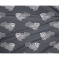thumbnail image 4 of oneOone Polyester Lycra Fabric Fish Block Print Fabric By The Yard 56 Inch Wide, 4 of 4