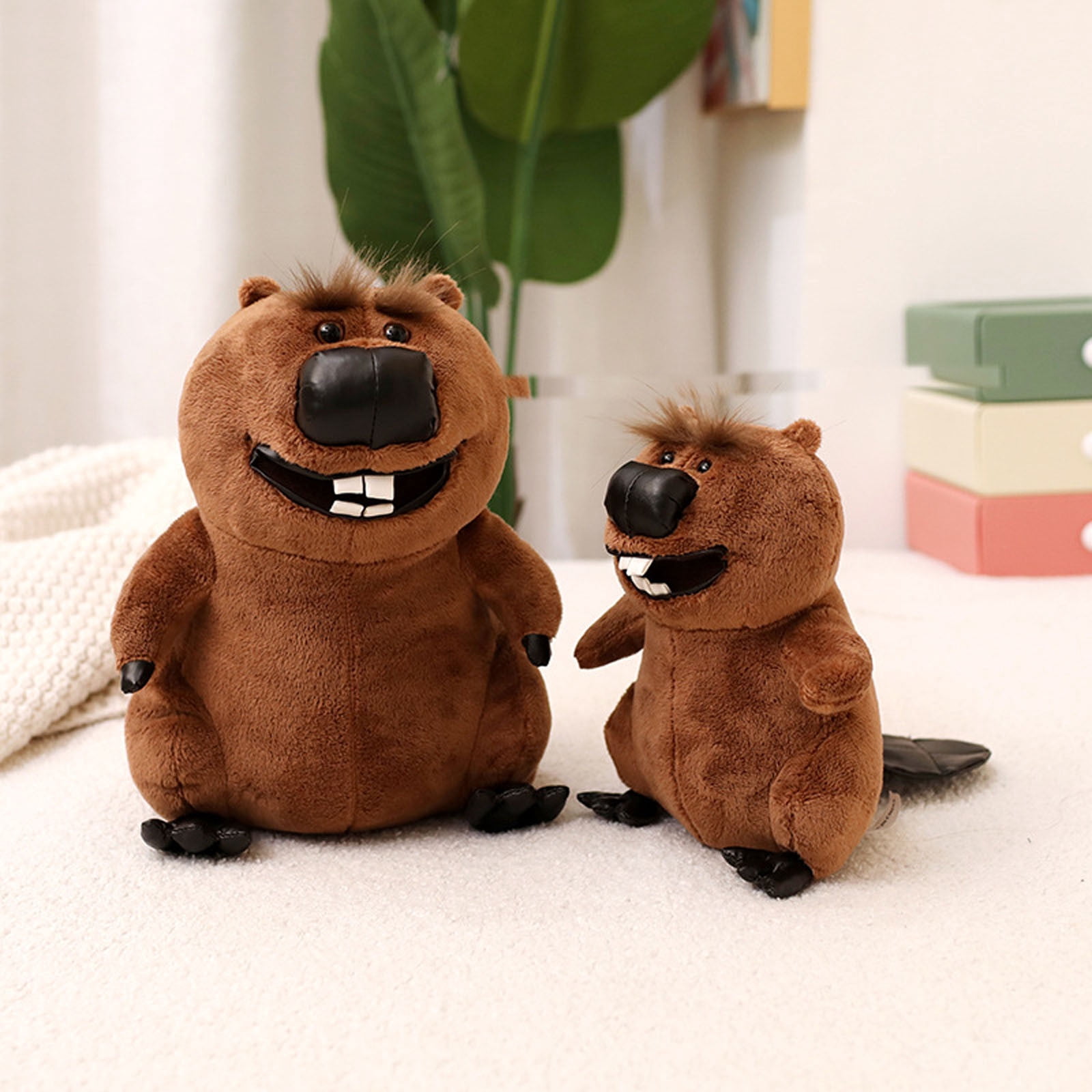 YUNAFFT Study Buddies - Beaver - Motivate Kids for Distance Learning and Company Children During The School Closures Due to The Holiday - Great Playmate in Kids acitivities
