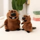 thumbnail image 5 of Juguetes de piscina, juguetes para bebés, juguetes para niños pequeños, lindos animales de peluche de castor, nutrias, coyotes, muñeco de marmota, muñeco de peluche, 5 of 7
