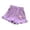 czb# Purple235, variant on CUZIBR Girls Summer Shorts Casual Elastic Waist Ruffle Hem Shorts With Cute Strawberry Summer Bottoms Casual Pull On Toddler Kids Short Pants Comfy Playwear,Purple,5-6 Years