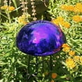 thumbnail image 5 of Achla Designs Crackle Glass Garden Toadstool Gazing Ball, Cobalt Blue, 5 of 5