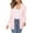 Pink, variant on Babysbule Women's Tops, Jackets& Coat Fashion Women Fashion Cardigan Up Casual Solid Color Long Sleeve Hoodeless Top