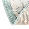 thumbnail image 7 of Unique Loom Aurelia Collection Area Rug - Trajan (4' x 6' Oval Aqua/Ivory), 7 of 7