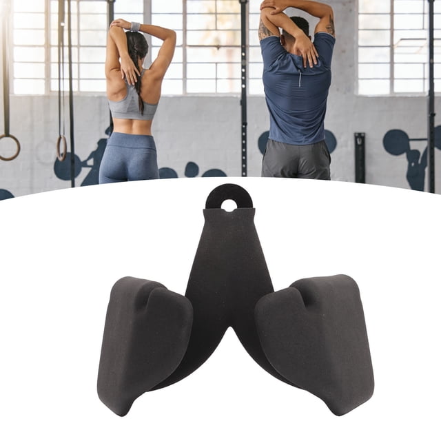 Back Strength Training Handle Grips, Multi Purpose Comfortable Grip Pull Down Bars Antirust for Home