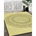 thumbnail image 3 of Ahgly Company Machine Washable Indoor Rectangle Transitional Sun Yellow Area Rugs, 8' x 10', 3 of 7