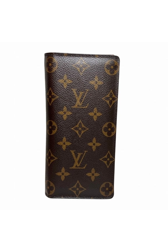 Pre-Owned Louis Vuitton Monogram Portefeuille Brazza Long Wallet M66540