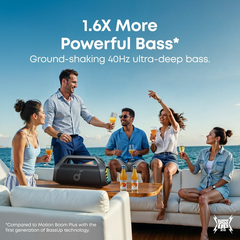 soundcore Boom 2 Pro by Anker Outdoor Bluetooth Speaker