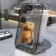 thumbnail image 4 of Funny Cartoon Bear Clear Phone Case For iPhone 14 Pro Max 11 12 13 15 Pro Max Mini X XS XR 78 14 15 Plus Luxury Shockproof Cover, 4 of 5